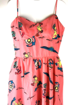 Nanette Lepore Dress LArmour Logo Spell Out Sailor Beach Crest Anchor Sa... - £14.75 GBP
