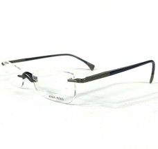 Alain Mikli Eyeglasses Frames A0113-09 Gray Blue Rimless Cat Eye 52-24-138 - $130.69