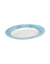 DA TERRA Dinner Pate Falassarna Dining Porcelain Round Home Decor White ... - £42.89 GBP