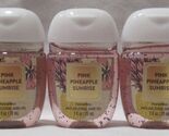 Bath &amp; Body Works PocketBac Hand Gel Set Lot Set of 5 PINK PINEAPPLE SUN... - $26.00