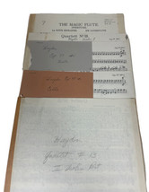 Sheet Music Lot Magic Flute &amp; Quartett #13 - $14.80