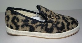 Steve Madden Size 7 M PAXTYN Leopard Fabric Loafers New Women&#39;s Shoes - $98.01