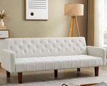 Convertible Futon Couch Sofa Bed, 74.40 Inch Loveseat Sleeper Couch With... - $454.99