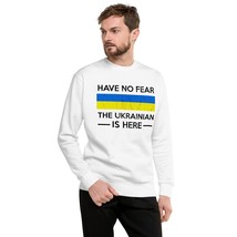 Have No Fear THE UKRAINIAN is HERE Sweatshirt | Ukraine T-shirt Sweater ... - £23.79 GBP
