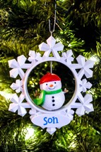 Hallmark Son - Snowflake Keepsake Ornament 2021 - £9.72 GBP