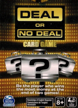 Card Game Deal Or No Deal by Spinmaster Games  - $8.79