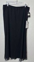 MSK Women’s A Line Black Maxi Sheer Lined Skirt Size 18W - €25,96 EUR