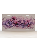 Purple Flowers Novelty License Plate - $21.84 CAD