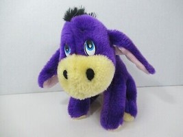 Circus Circus Las Vegas plush purple cream beige donkey stuffed animal - £11.82 GBP