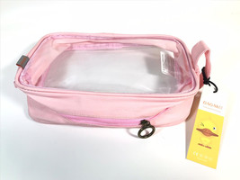 GAGAKU Travel Toiletry Bag Waterproof Makeup Pouch Shaving Dopp Kit Case, Pink - £9.74 GBP