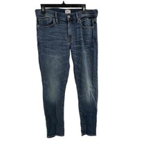 J.Crew Light Distressed Whisker Fading Zip Fly Slim Jeans Men&#39;s W32 L32 - £25.34 GBP