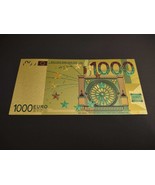 European &#39;gold&#39; 1000 euro fantasy banknote (not legal tender) - $12.99 CAD