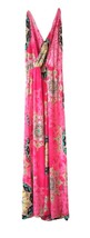 Winwin apparel pink mandala maxi dress sleeveless A line L - £39.90 GBP