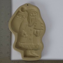 Vintage Brown Bag Cookie Art 1985 Santa Claus with bag pack Cookie Craft... - £11.41 GBP