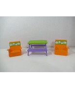 Fisher Price Loving Family Dollhouse RV Camper replacement picnic table ... - £15.47 GBP
