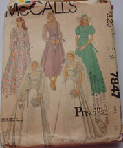 Vintage Misses’ Bride’s &amp; Bridesmaids Gowns Size 12 #7847  1981 - $114.02 MXN