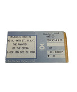Michael Crawford &quot;PHANTOM OF THE OPERA&quot; Andrew Lloyd Webber 1988 Ticket ... - $578.15 MXN