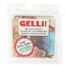 Artistic Impressions Gel Plate - 6&quot; X 6&quot; Reusable Monoprinting Plate for Creativ - £69.10 GBP