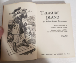 The Children&#39;s Classics Treasure Island Vintage Hardback Book 1961 - £8.01 GBP