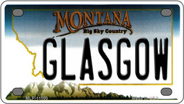 Glasgow Montana Novelty Mini Metal License Plate Tag - £11.76 GBP