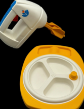Vintage Fisher Price Fun With Food Lot 2 Hand Mixer Plate Mealtime Baby ... - $16.39