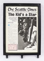 VINTAGE 1990 Starting Lineup Mini Seattle Times Cover Ken Griffey Jr - £7.78 GBP