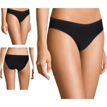 Women&#39;s Underwear Size 8 Hanes Bikini Leak Protection 3 pack - £11.87 GBP