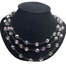 avon three strand rainbow vintage beads necklace 19”-21” - €15,56 EUR