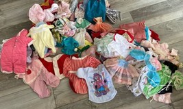 HUGE Lot of Baby Doll Clothes Vintage Varying Sizes Boys Girls Dresses 140 Piece - £44.11 GBP