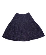 Vintage Ungaro Purple Heart Print Silk Pleated Mini Skirt Size US 8 - €85,05 EUR