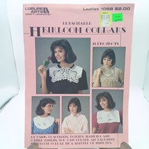 Vintage Craft Patterns, Detachable Heirloom Collars Leaflet 1058, Leisur... - $8.80