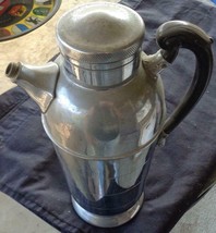 Vintage Chrome Plated Krome-Kraft Footed Hot Coffee/Tea Pot – Gdc –Missing Spout - £31.37 GBP
