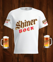 Shiner Bock  Beer White T-Shirt, High Quality, Gift Beer Shirt - £25.72 GBP