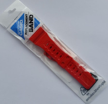 Genuine Watch Factory Band 18mm Glossy Red Rubber Strap Casio AQ-S810WC-4A - £14.73 GBP