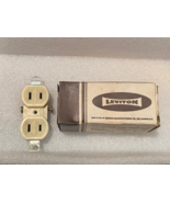 Vintage Leviton Ivory Single Pole Switch Two Circuit w/Plaster Ears Open... - $21.86 CAD
