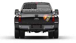 American Flag We The People Patriotic Rear Window Perforated Graphic Dec... - £40.12 GBP