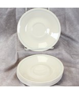 Corelle Windflower Saucers 6-1/4&quot; Powder Blue Stripe Lot of 8 - $16.07 CAD