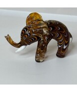 Lenox Glass Elephant Figurine Swirl Brown Orange Amber - €25,76 EUR Lenox Glass Elephant Figurine Swirl Brown Orange Amber - €25,76 EUR