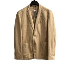 Giasone Blazer Mens S Tan Beige Unstructured Lightweight Jacket Unlined ... - $55.78