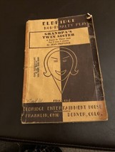 Vintage Book Play Script Grandpa&#39;s Twin Sister Eldridge Entertainment Ho... - £4.63 GBP