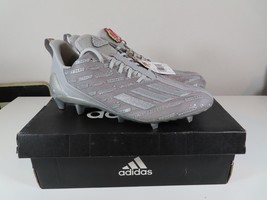 Adidas Adizero Cleats Big Mood Silver Gray Football Cleats Mens Size 12 GY4380 - £100.60 GBP