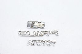 04-09 TOYOTA PRIUS REAR TRUNK LID EMBLEM HYBRID BADGE SET E1440 image 8