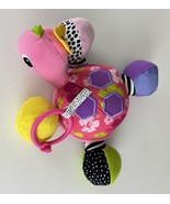 Infantino Plush Turtle Teether Stroller Clip Mirror Pal 8 Inch - $8.91