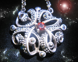 HAUNTED NECKLACE 9 HOUSES OF MAGICK BLESS YOUR WORLD HIGHEST LIGHT OOAK MAGICK image 2