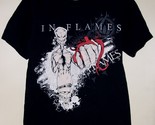 In Flames Concert Tour T Shirt Vintage 2006 Sweden Metal Size Small - £88.13 GBP