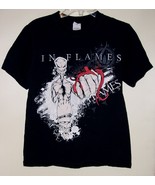 In Flames Concert Tour T Shirt Vintage 2006 Sweden Metal Size Small - $149.40 CAD