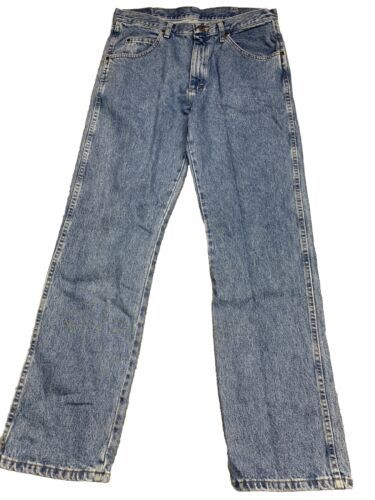 Wrangler Jeans 96501SL 34X32  5 Star Regular Rugged Denim  Cowboy Wester... - $16.15