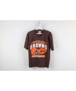 Vintage 90s Boys Size 14 / 16 Faded Cleveland Browns Football Jersey T-S... - $47.32 CAD
