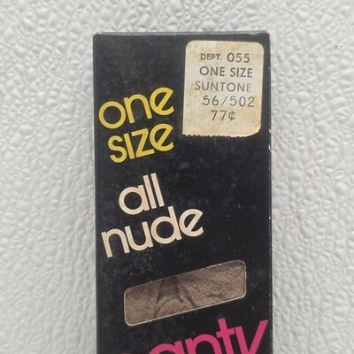 Vintage Woolworth Woolco One Size Suntone Pantyhose 100% Nylon In Box Item image 2