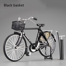 Classic with Baskets Bicycle Bike Model, Bicycle Figurine, Desktop Ornam... - £50.13 GBP